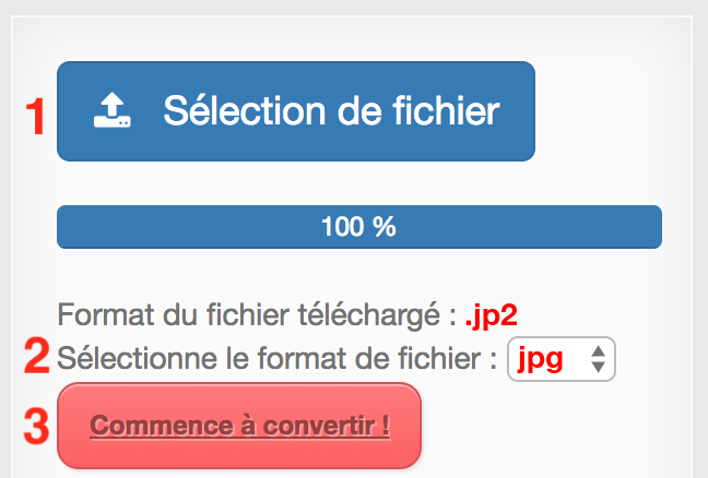 Comment convertir JP2 en JPG en ligne